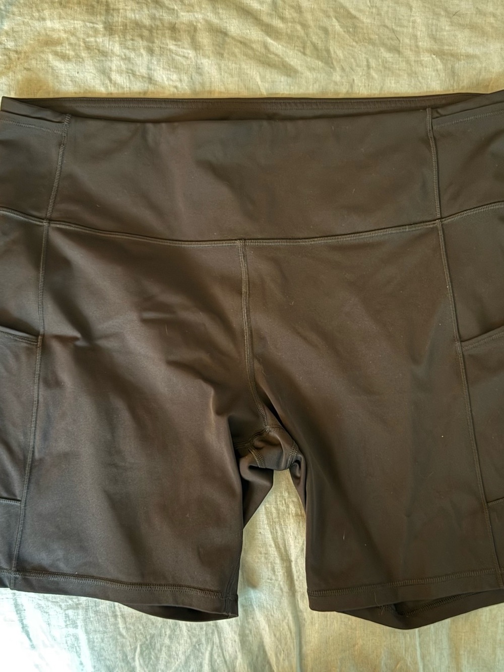 Lululemon Black Fast and Free short with Pockets